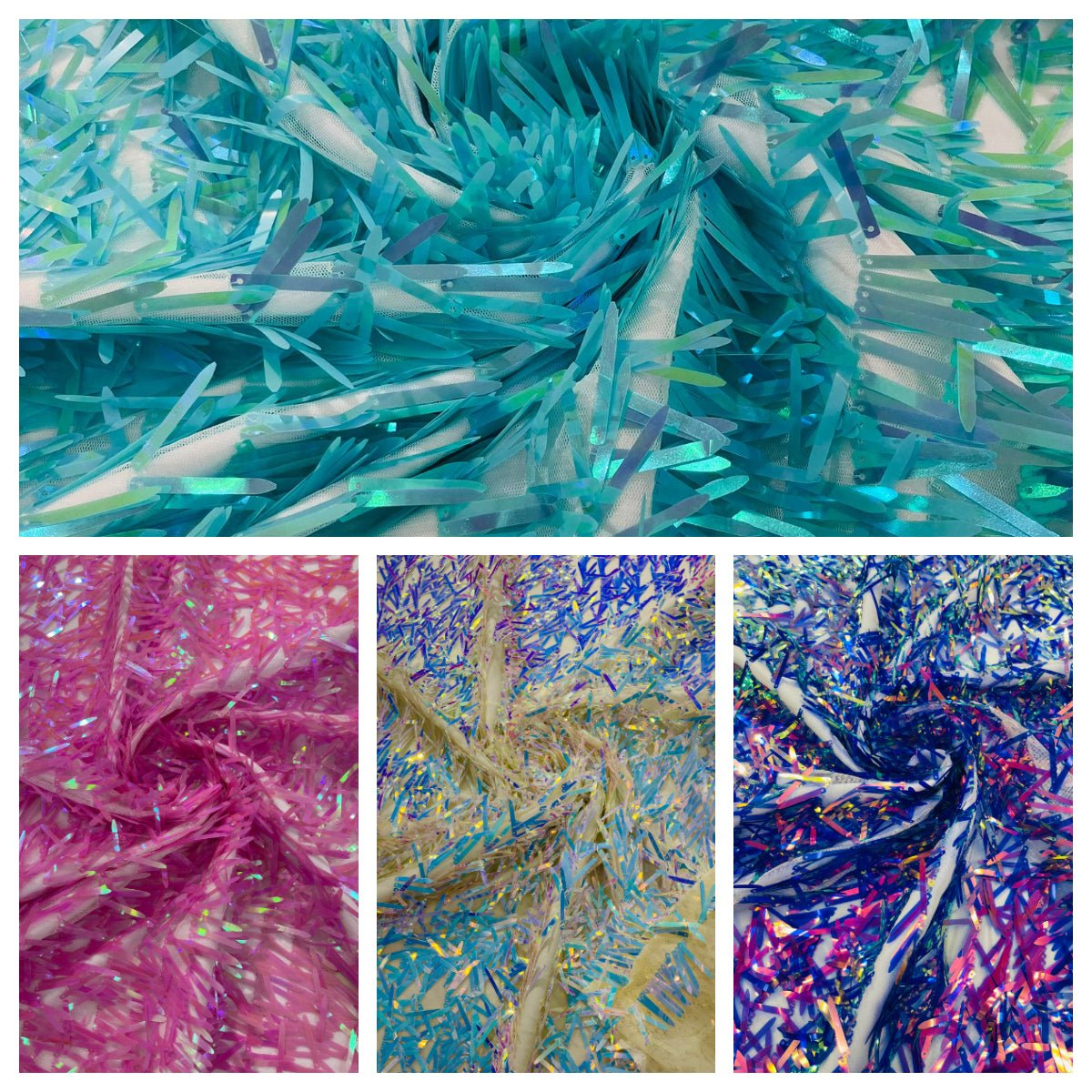 Sword Sequin Fabric 54” Wide| New Creations Fabric & Foam Inc. - New Creations Fabric & Foam Inc