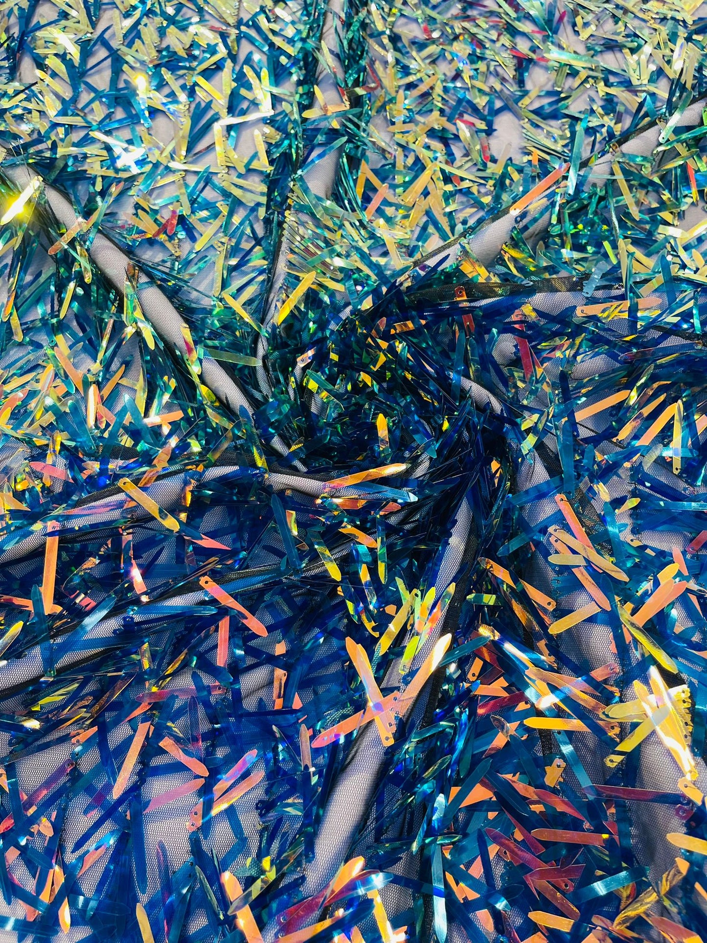 Sword Sequin Fabric 54” Wide| New Creations Fabric & Foam Inc. - New Creations Fabric & Foam Inc