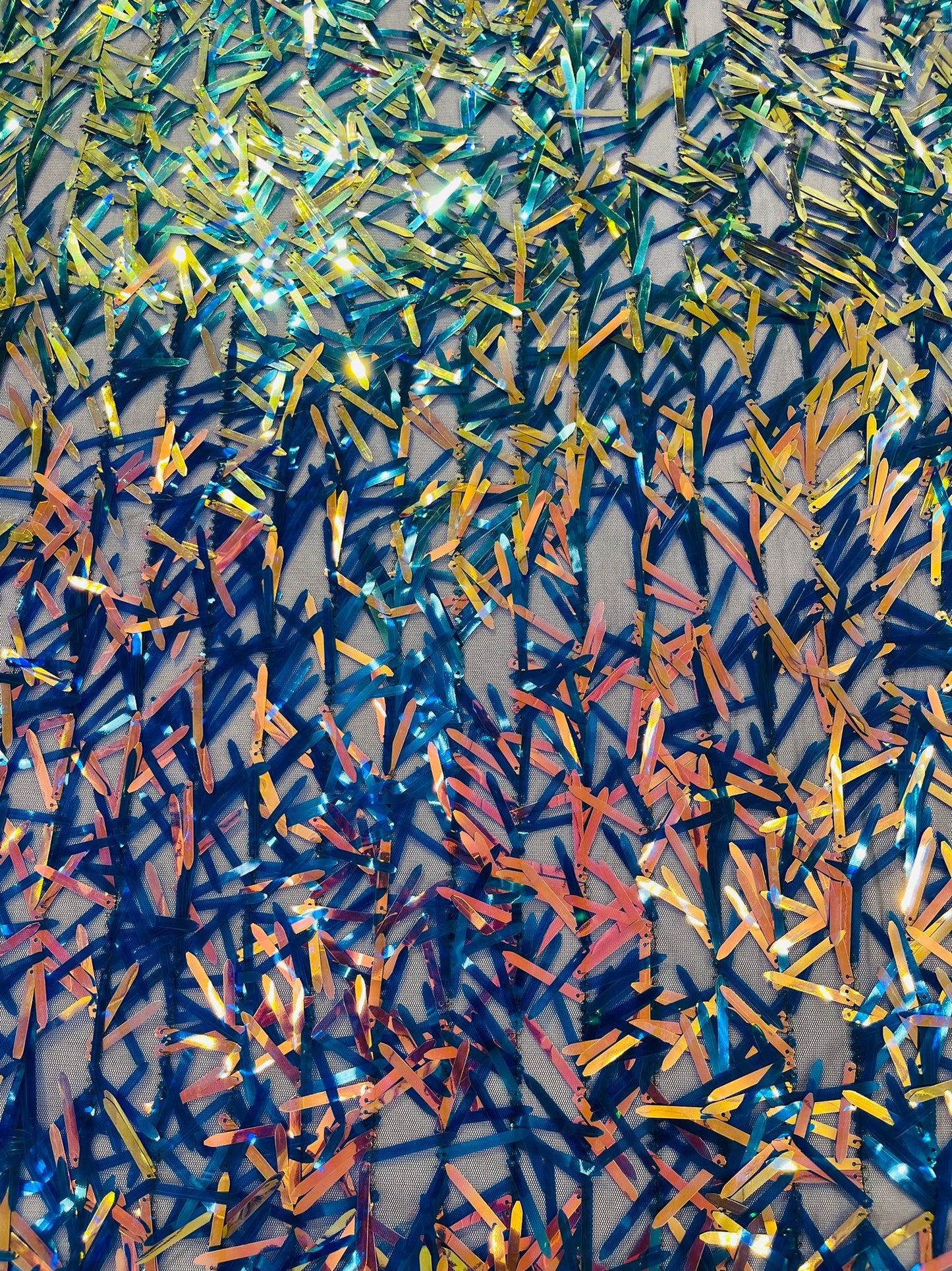 Sword Sequin Fabric 54” Wide| New Creations Fabric & Foam Inc. - New Creations Fabric & Foam Inc