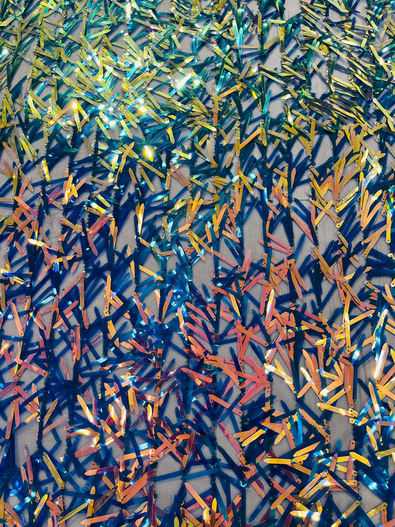 Sword Sequin Fabric 54” Wide| New Creations Fabric & Foam Inc. - New Creations Fabric & Foam Inc