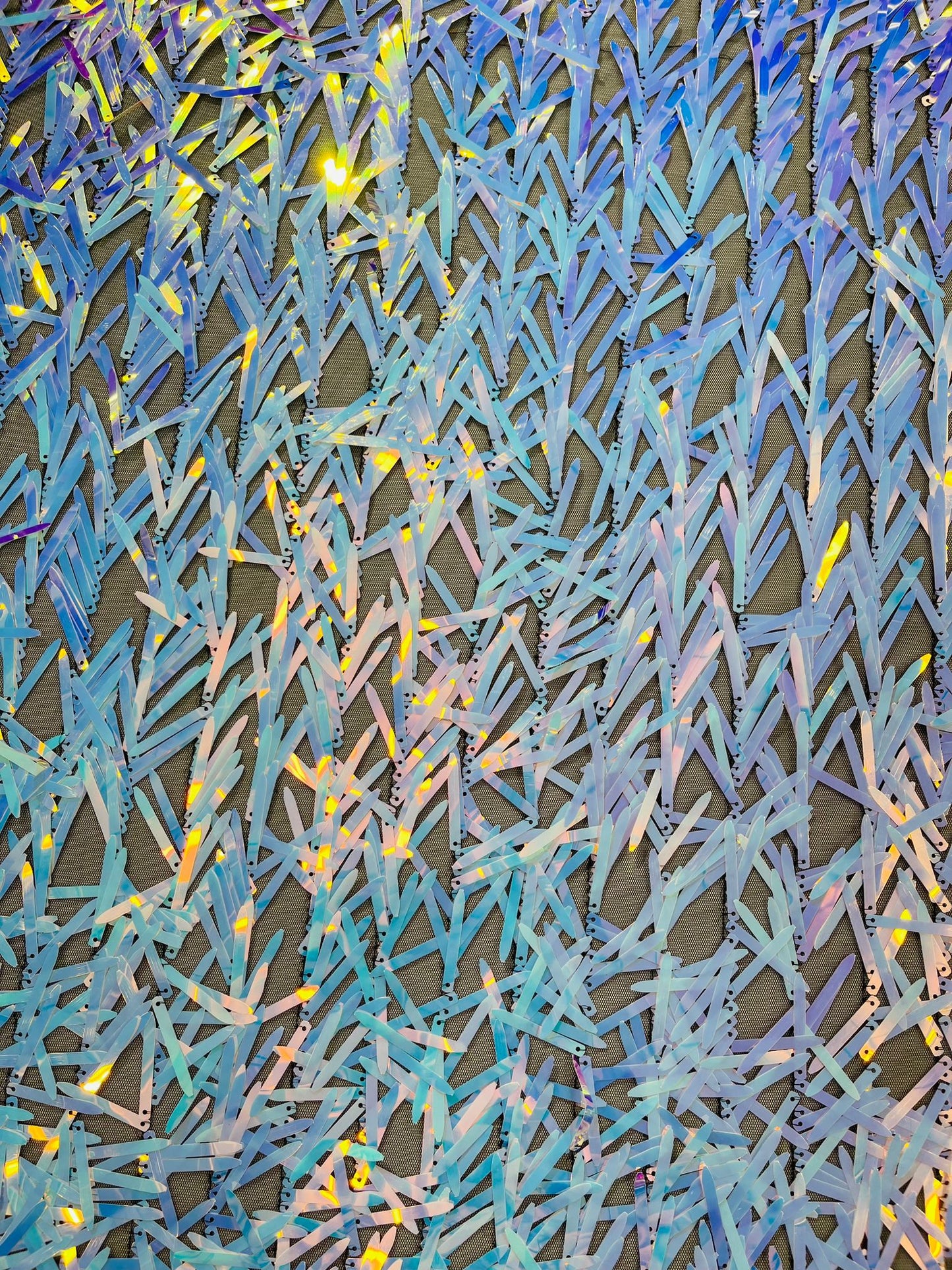 Sword Sequin Fabric 54” Wide| New Creations Fabric & Foam Inc. - New Creations Fabric & Foam Inc