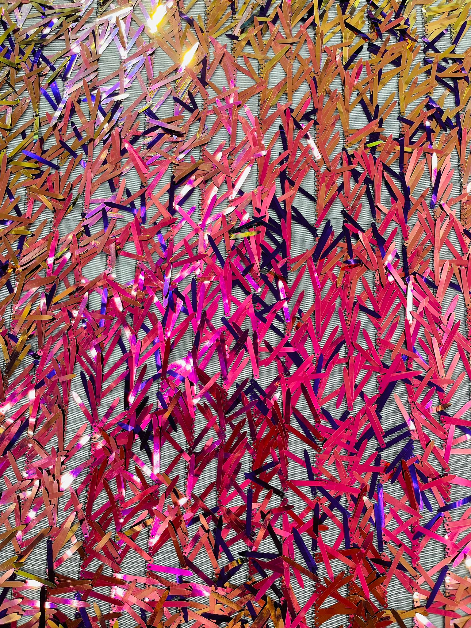 Sword Sequin Fabric 54” Wide| New Creations Fabric & Foam Inc. - New Creations Fabric & Foam Inc