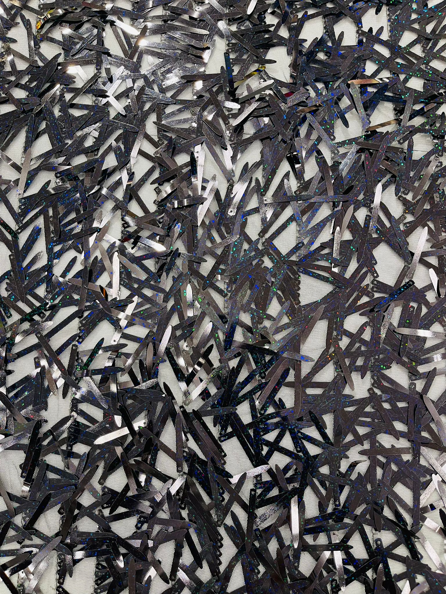 Sword Sequin Fabric 54” Wide| New Creations Fabric & Foam Inc. - New Creations Fabric & Foam Inc