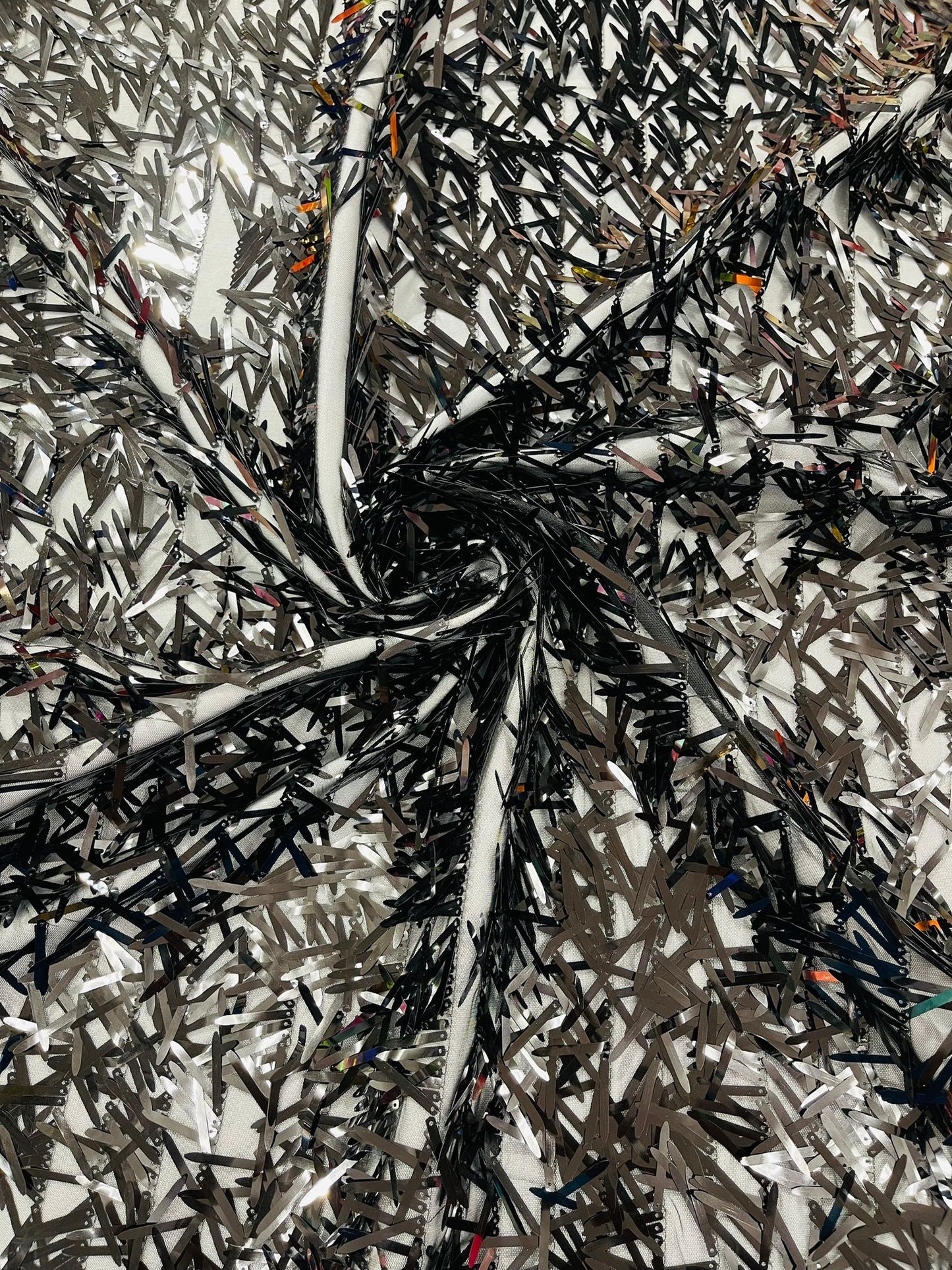 Sword Sequin Fabric 54” Wide| New Creations Fabric & Foam Inc. - New Creations Fabric & Foam Inc