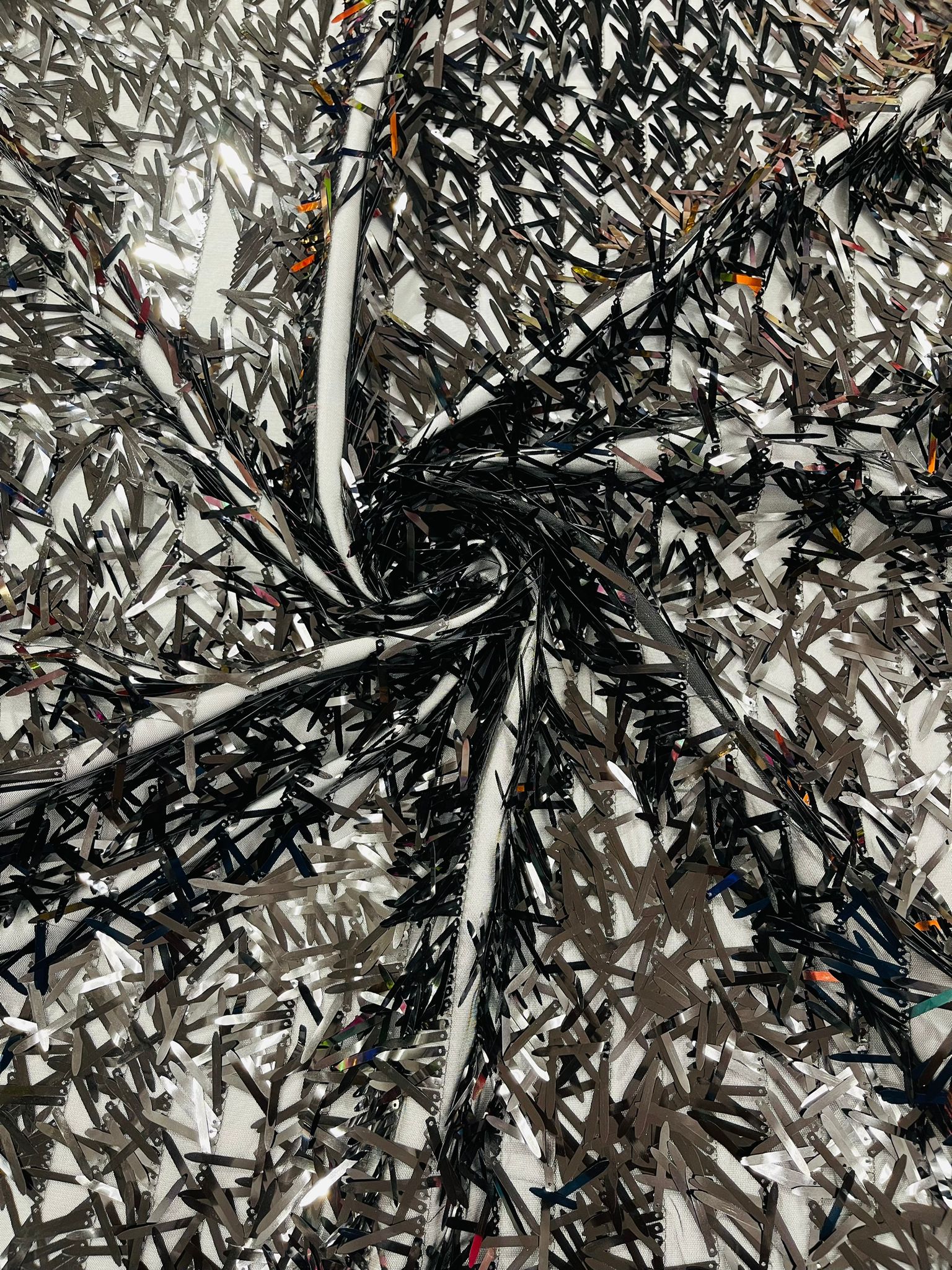 Sword Sequin Fabric 54” Wide| New Creations Fabric & Foam Inc. - New Creations Fabric & Foam Inc