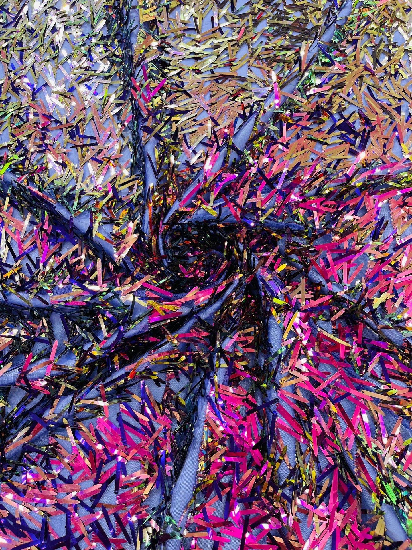 Sword Sequin Fabric 54” Wide| New Creations Fabric & Foam Inc. - New Creations Fabric & Foam Inc