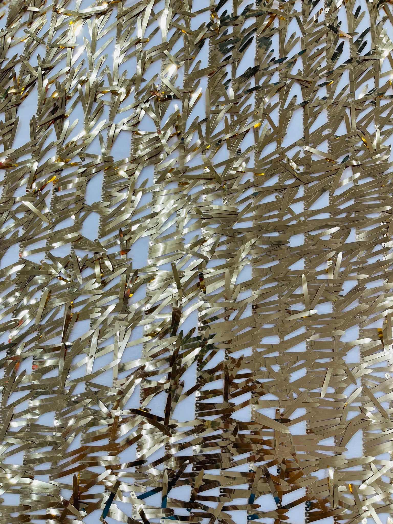 Sword Sequin Fabric 54” Wide| New Creations Fabric & Foam Inc. - New Creations Fabric & Foam Inc