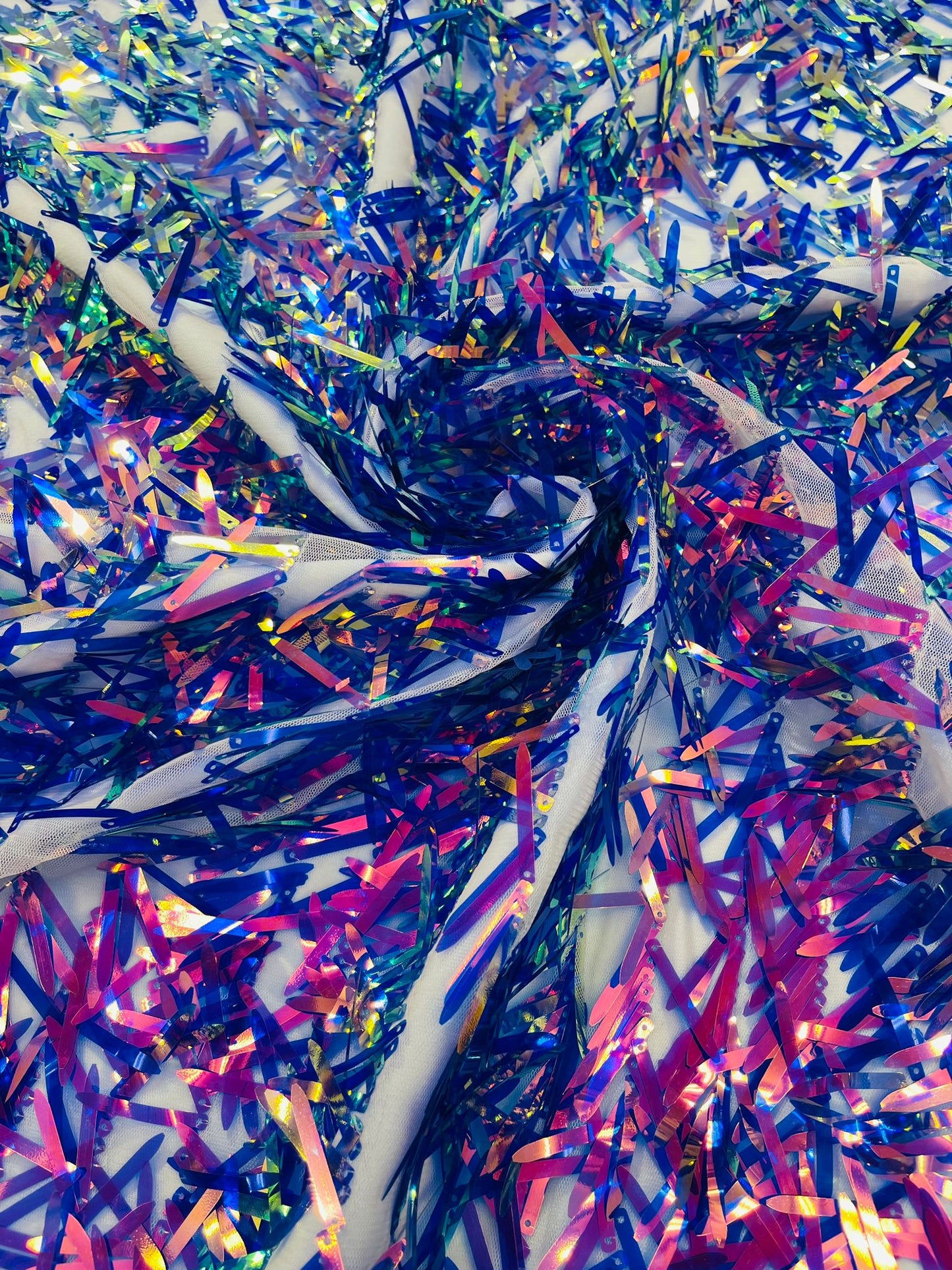 Sword Sequin Fabric 54” Wide| New Creations Fabric & Foam Inc. - New Creations Fabric & Foam Inc