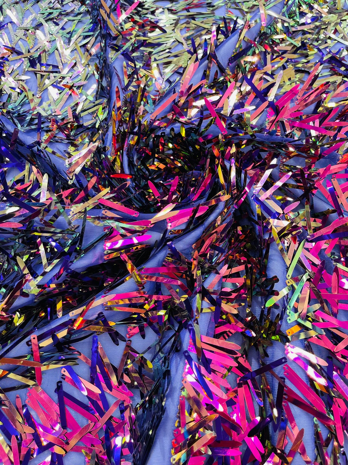 Sword Sequin Fabric 54” Wide| New Creations Fabric & Foam Inc. - New Creations Fabric & Foam Inc