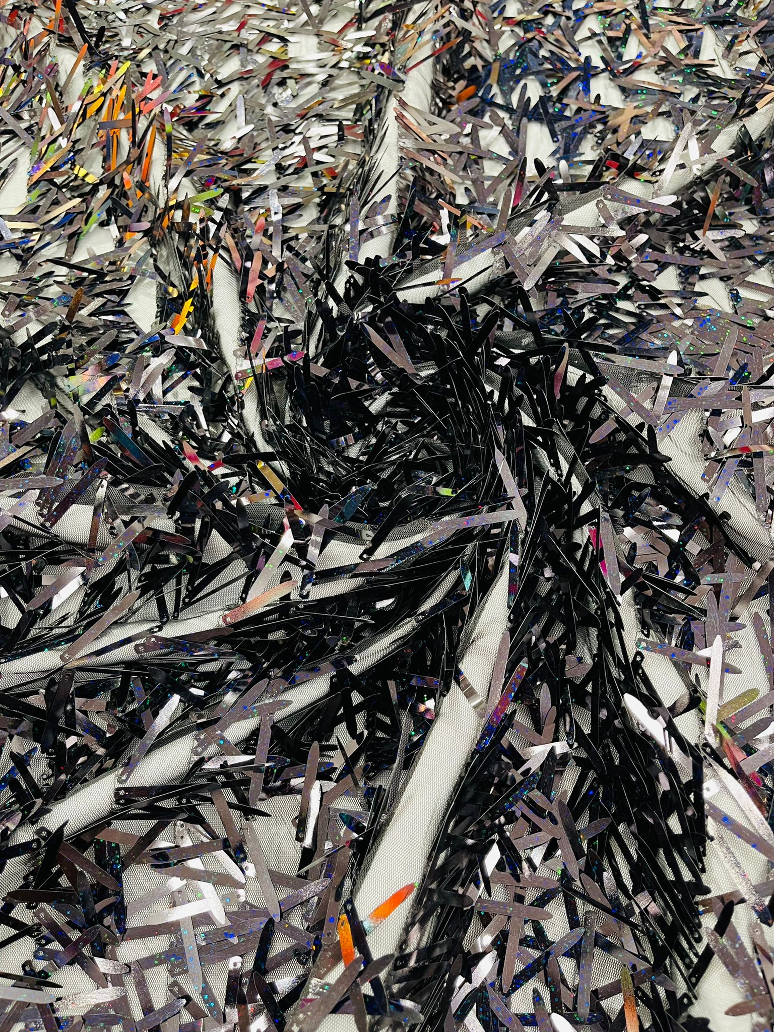 Sword Sequin Fabric 54” Wide| New Creations Fabric & Foam Inc. - New Creations Fabric & Foam Inc