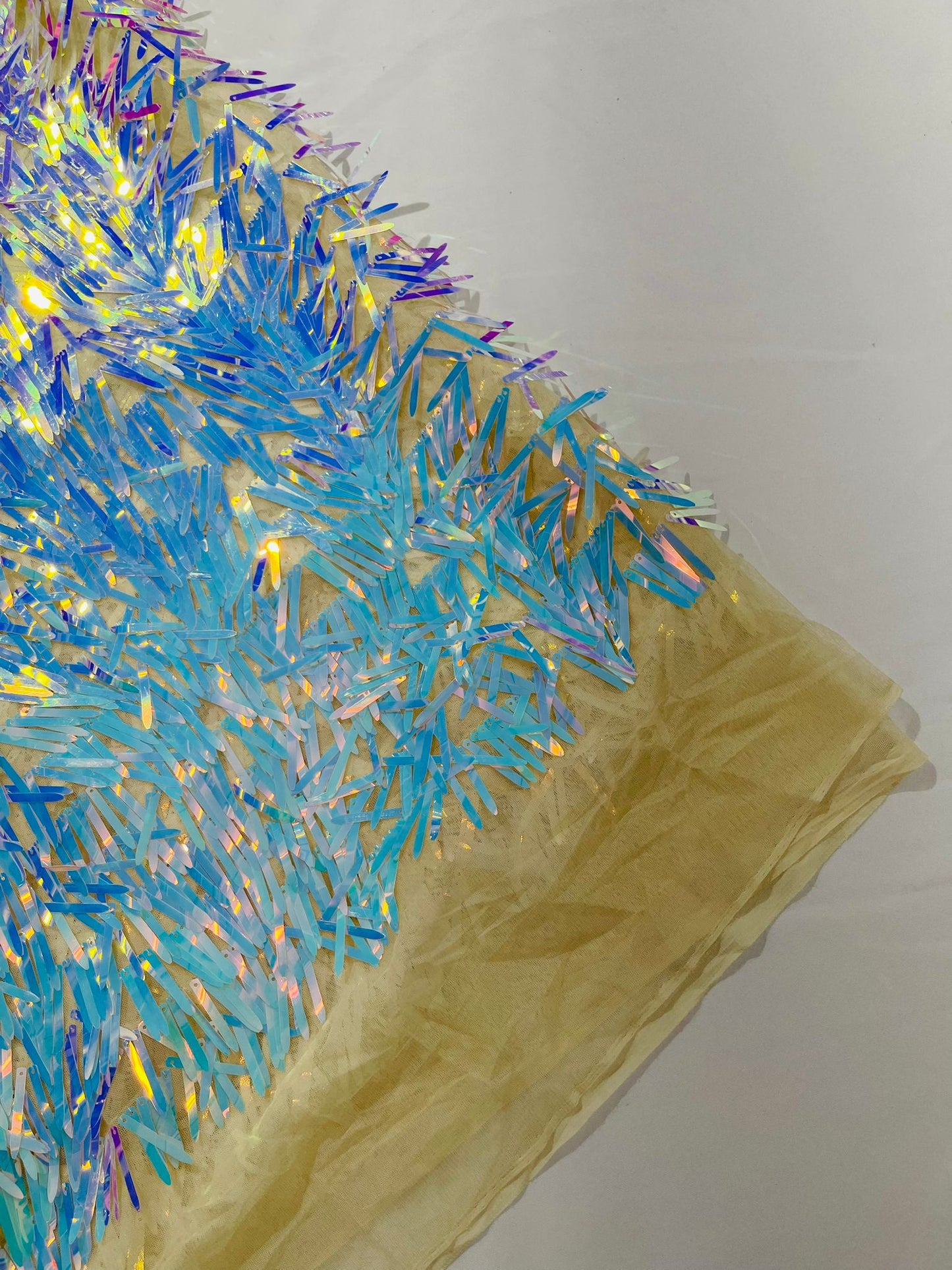 Sword Sequin Fabric 54” Wide| New Creations Fabric & Foam Inc. - New Creations Fabric & Foam Inc