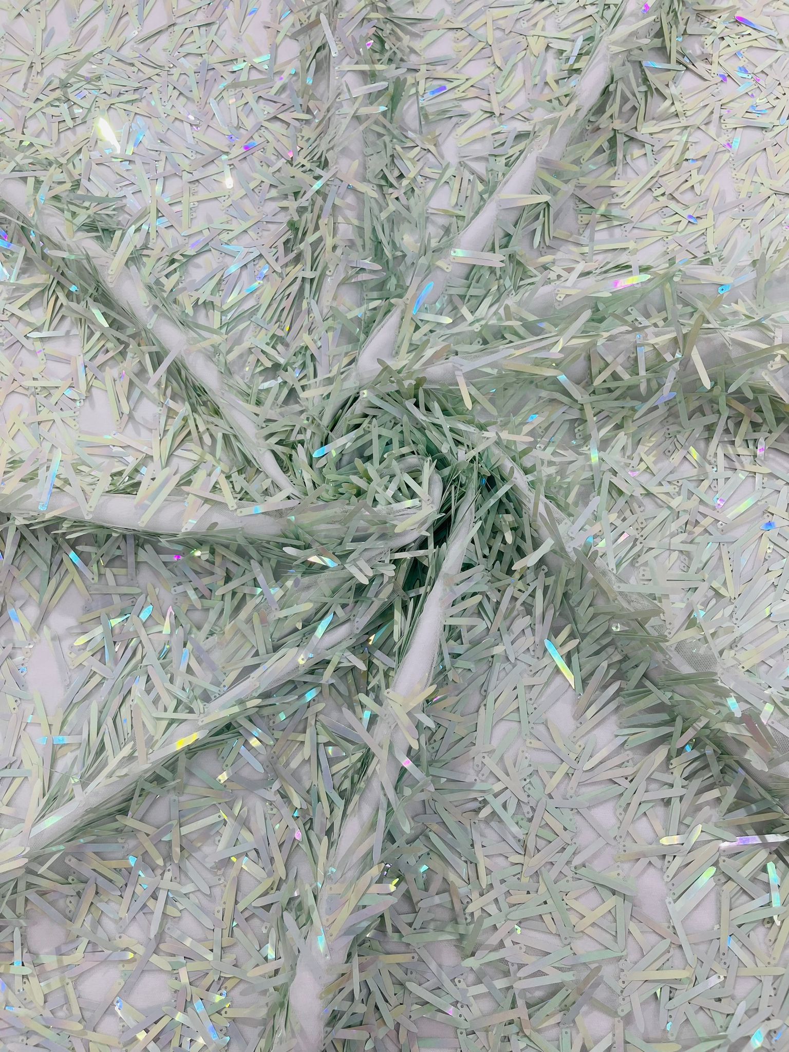 Sword Sequin Fabric 54” Wide| New Creations Fabric & Foam Inc. - New Creations Fabric & Foam Inc