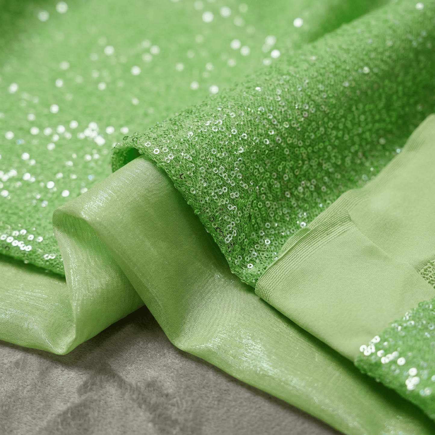 Sword Sequin Fabric by the Yard 54” Wide – Iridescent Flip Sequin Stretch Fabric for Dresses, Costumes, Backdrops & Event Decor - New Creations Fabric & Foam Inc