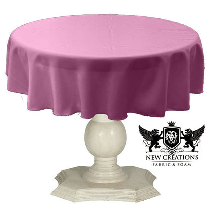 TABLECLOTH DULL BRIDAL SATIN (36" Round) - New Creations Fabric & Foam Inc