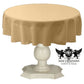 TABLECLOTH DULL BRIDAL SATIN (36" Round) - New Creations Fabric & Foam Inc