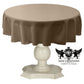 TABLECLOTH DULL BRIDAL SATIN (36" Round) - New Creations Fabric & Foam Inc