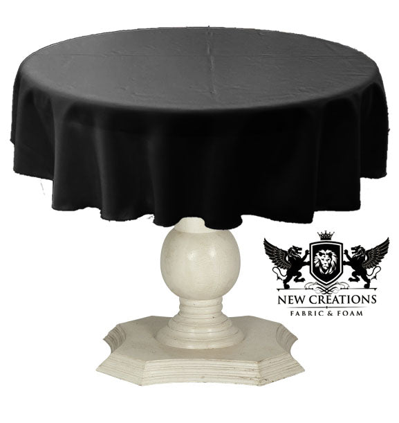 TABLECLOTH DULL BRIDAL SATIN (36" Round) - New Creations Fabric & Foam Inc