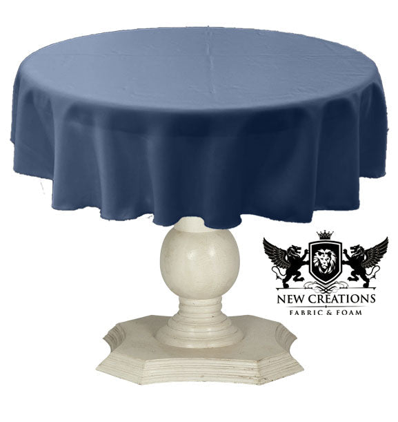 TABLECLOTH DULL BRIDAL SATIN (36" Round) - New Creations Fabric & Foam Inc