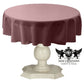 TABLECLOTH DULL BRIDAL SATIN (36" Round) - New Creations Fabric & Foam Inc