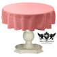 TABLECLOTH DULL BRIDAL SATIN (36" Round) - New Creations Fabric & Foam Inc