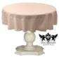 TABLECLOTH DULL BRIDAL SATIN (42" Round) - New Creations Fabric & Foam Inc