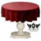 TABLECLOTH DULL BRIDAL SATIN (42" Round) - New Creations Fabric & Foam Inc