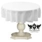 TABLECLOTH DULL BRIDAL SATIN (42" Round) - New Creations Fabric & Foam Inc