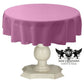TABLECLOTH DULL BRIDAL SATIN (42" Round) - New Creations Fabric & Foam Inc
