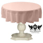 TABLECLOTH DULL BRIDAL SATIN (42" Round) - New Creations Fabric & Foam Inc