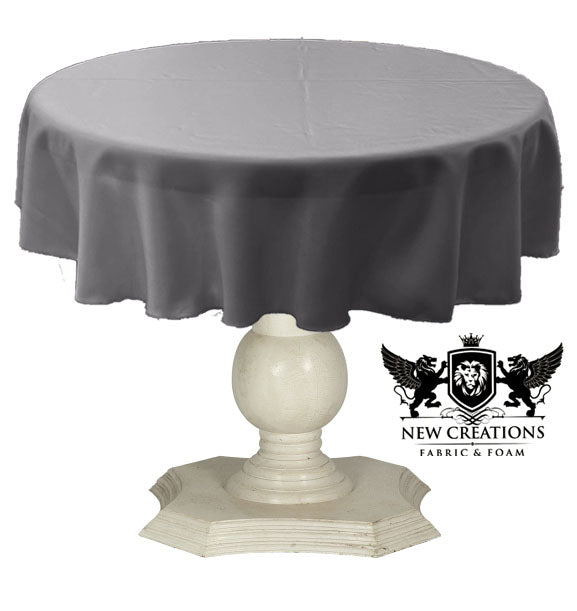 TABLECLOTH DULL BRIDAL SATIN (42" Round) - New Creations Fabric & Foam Inc