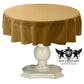 TABLECLOTH DULL BRIDAL SATIN (42" Round) - New Creations Fabric & Foam Inc