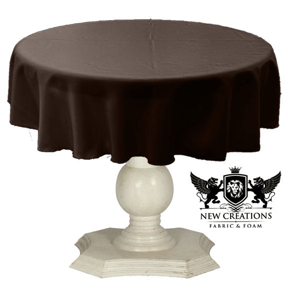 TABLECLOTH DULL BRIDAL SATIN (45" Round) - New Creations Fabric & Foam Inc