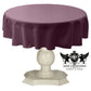 TABLECLOTH DULL BRIDAL SATIN (45" Round) - New Creations Fabric & Foam Inc