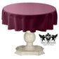 TABLECLOTH DULL BRIDAL SATIN (45" Round) - New Creations Fabric & Foam Inc