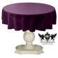 TABLECLOTH DULL BRIDAL SATIN (45" Round) - New Creations Fabric & Foam Inc