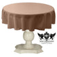 TABLECLOTH DULL BRIDAL SATIN (45" Round) - New Creations Fabric & Foam Inc
