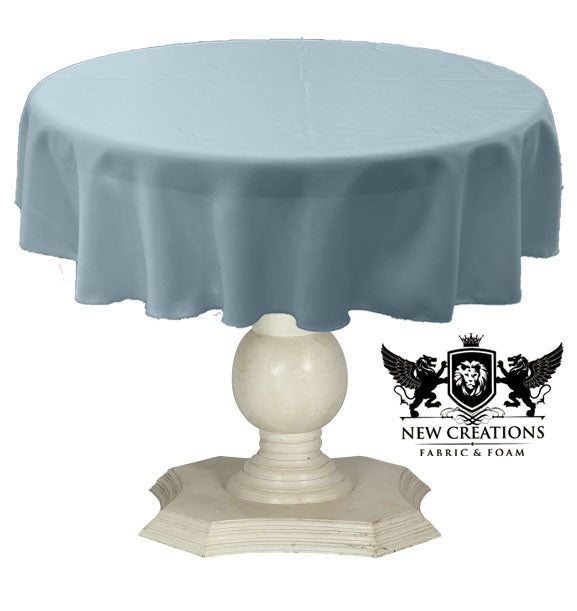 TABLECLOTH DULL BRIDAL SATIN (45" Round) - New Creations Fabric & Foam Inc