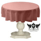 TABLECLOTH DULL BRIDAL SATIN (45" Round) - New Creations Fabric & Foam Inc