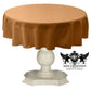 TABLECLOTH DULL BRIDAL SATIN (45" Round) - New Creations Fabric & Foam Inc
