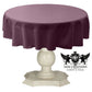 TABLECLOTH DULL BRIDAL SATIN (48" Round) - New Creations Fabric & Foam Inc