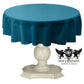 TABLECLOTH DULL BRIDAL SATIN (48" Round) - New Creations Fabric & Foam Inc