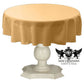 TABLECLOTH DULL BRIDAL SATIN (48" Round) - New Creations Fabric & Foam Inc