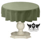 TABLECLOTH DULL BRIDAL SATIN (48" Round) - New Creations Fabric & Foam Inc