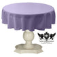 TABLECLOTH DULL BRIDAL SATIN (48" Round) - New Creations Fabric & Foam Inc
