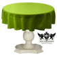 TABLECLOTH DULL BRIDAL SATIN (48" Round) - New Creations Fabric & Foam Inc