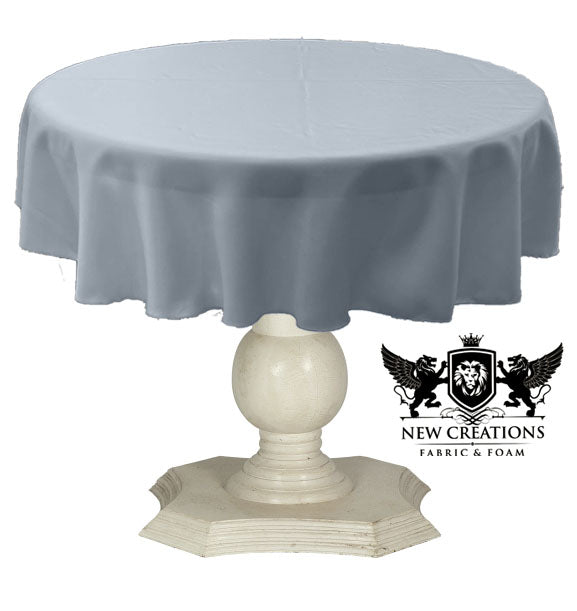 TABLECLOTH DULL BRIDAL SATIN (48" Round) - New Creations Fabric & Foam Inc