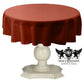 TABLECLOTH DULL BRIDAL SATIN (48" Round) - New Creations Fabric & Foam Inc