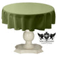 TABLECLOTH DULL BRIDAL SATIN (48" Round) - New Creations Fabric & Foam Inc