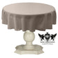 TABLECLOTH DULL BRIDAL SATIN (48" Round) - New Creations Fabric & Foam Inc