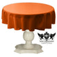 TABLECLOTH DULL BRIDAL SATIN (48" Round) - New Creations Fabric & Foam Inc